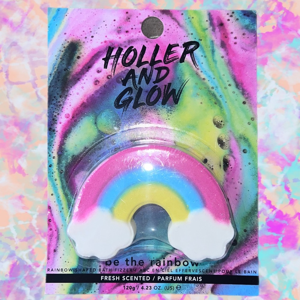 NIB Holler And Glow Rainbow Bath Fizzer